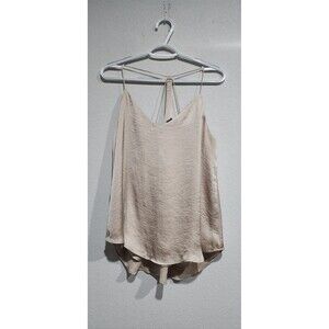 4SI3NNA Sleeveless Lined Bodycon Tank Top Size M Tan